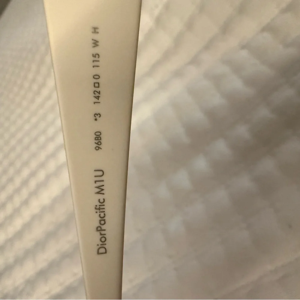 Dior Shield Sunglasses Dark Blue Lens with Gold Emblem - Picture 5 of 8